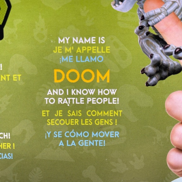 Fingerlings Untamed Ferocious Bonehead TRex Doom Interactive Pet Dinosaur Toy - Picture 7 of 8